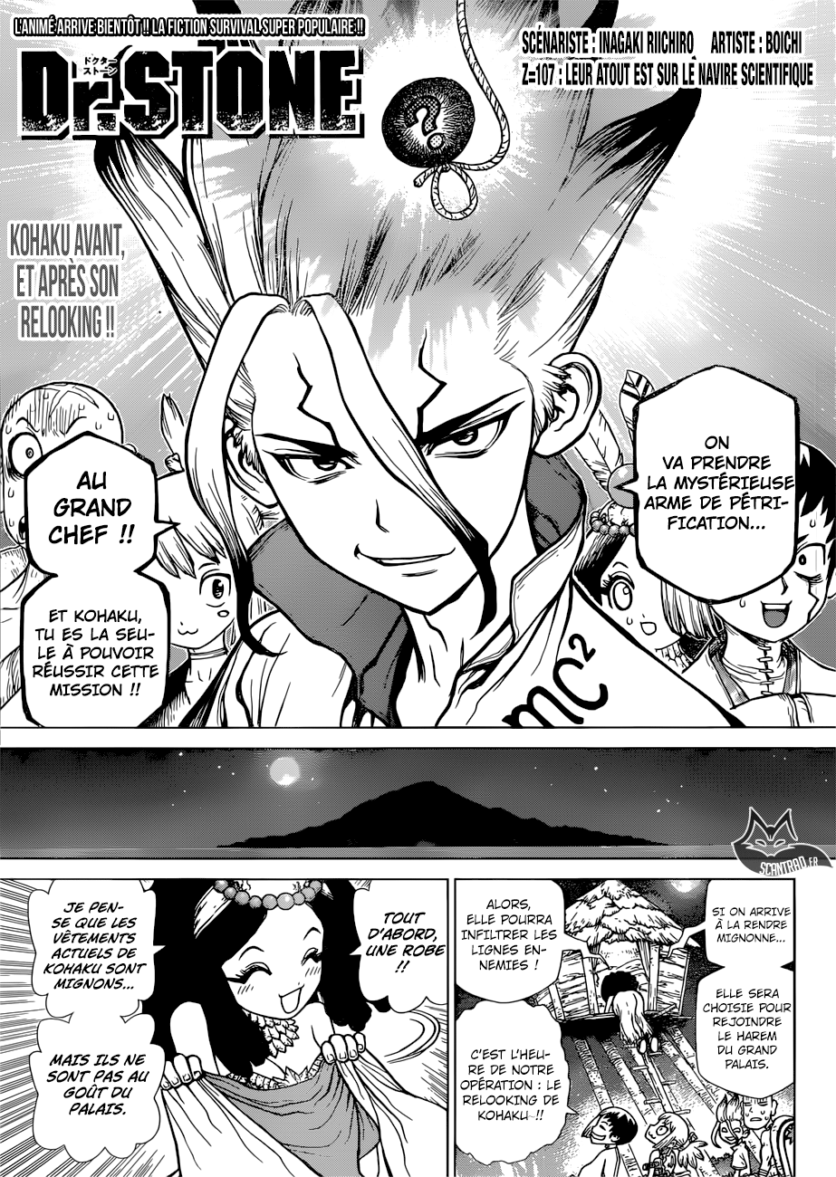 Dr. Stone: Chapter 107 - Page 1